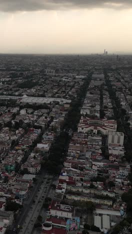 Mexico-City-beneath-rain-clouds-on-a-cloudy-day