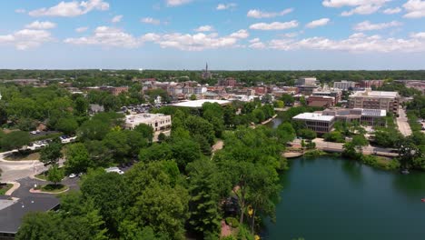 Cinematic-Establishing-Drone-Shot-Above-Typical-American-Suburb