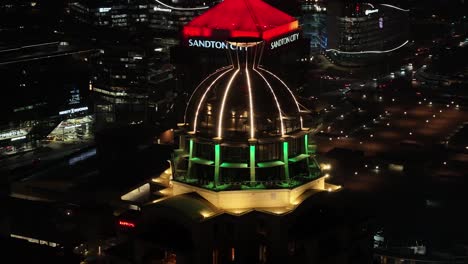 Skyline-Von-Sandton-In-Johannesburg-In-Gauteng,-Südafrika