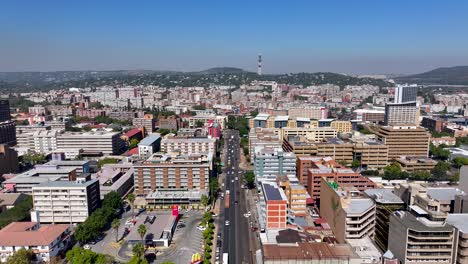 Skyline-Von-Pretoria-In-Pretoria-In-Gauteng,-Südafrika