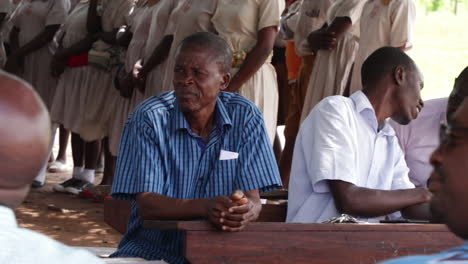 Ugandan-Teachers-And-Students-In-School-Campus-During-Event-In-Uganda