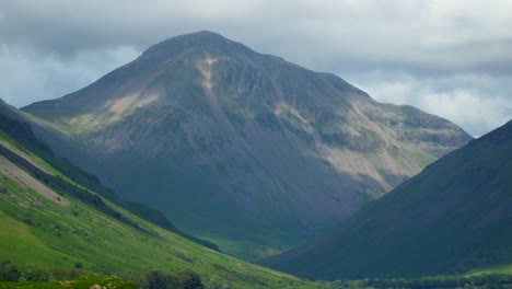 Shadows-racing-across-mountain-Great-Gable-and-hilly-countryside-as-thick-cloud-skims-mountaintop