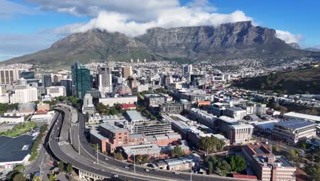 Innenstadtbezirk-Von-Kapstadt-In-Westkap,-Südafrika