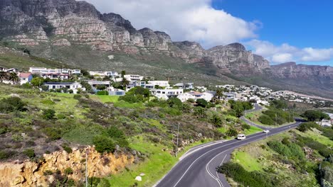 Küstenstraße-Bei-Kapstadt-Im-Westkap-In-Südafrika