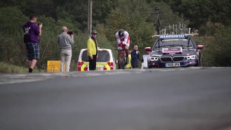 Northallerton,-Yorkshire,-Großbritannien,-25.-September-2019-–-UCI-Einzelzeitfahren-Der-Elite-Männer,-Straßenweltmeisterschaften-–-Fahrer-3-Km-Vor-Dem-Start-Auf-Der-Straße