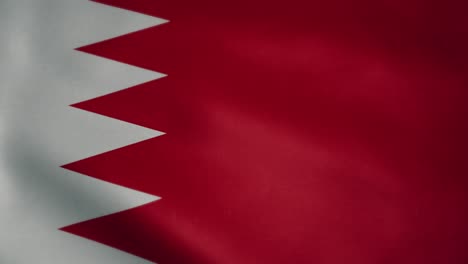 Flag-of-Bahrain,-slow-motion-waving