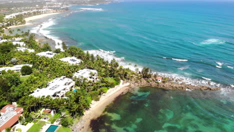 Costa-De-Puerto-Rico,-Dorado,-Playa-Y-Agua