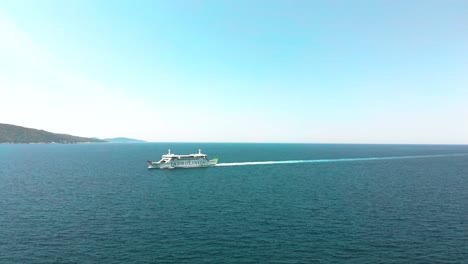 Croatia-Transportation-Ferry-Line-Ship-Crossing-Adriatic-Sea