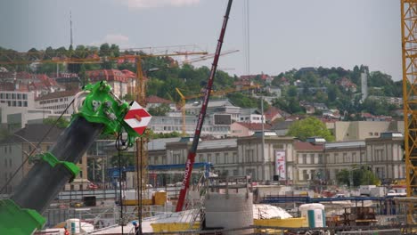 Stuttgart-21-Vista-De-La-Enorme-Estación-De-Tren-Del-Sitio-De-Construcción-Fondo-De-Alemania