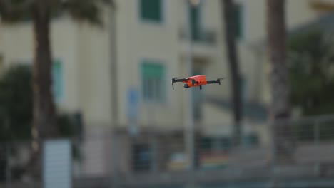 Autel-Robotics-EVO-Drone-Flying-With-Bokeh-Background-Of-Buildings