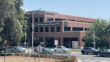 Mercedes-Benz-of-Beverly-Hills-Dealership-Building-from-Outside-in-California