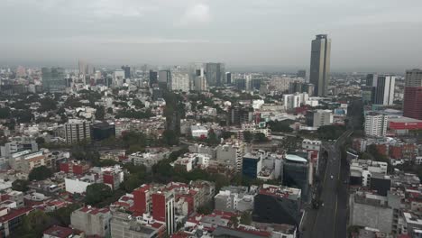 CDMX-Mexico-City-urban-residential-and-commercial-buildings,-centre