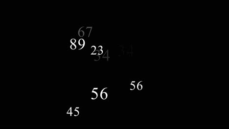 White-expanding-moving-numbers-changing-numeric-code-on-black-background