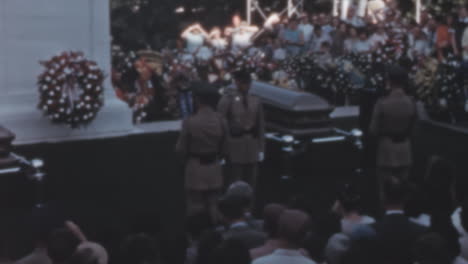 Members-of-the-Old-Guard-Dressed-in-Uniform-at-Arlington-National-Cemetery