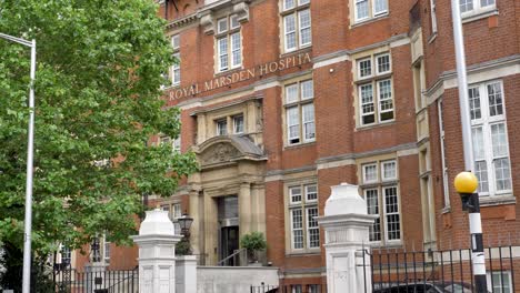 Exterior-Del-Hospital-Royal-Marsden-En-Londres,-Reino-Unido,-Junio-De-2024.