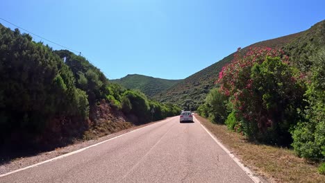 Siguiente-Transporte-En-Automóvil,-Paso-De-Vehículos,-Viaje-Pintoresco