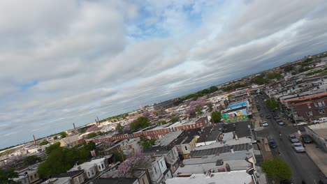 Kensington,-Philadelphia---Luftaufnahme-Einer-FPV-Drohne