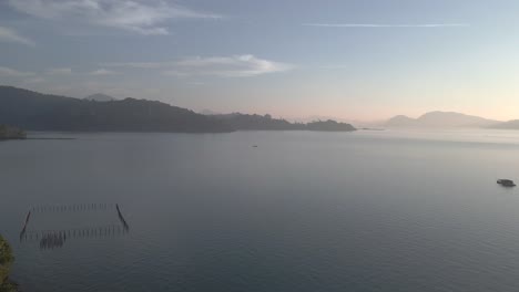 Amanecer-En-La-Isla-Tropical-De-Malasia-Langkawi,-Océano-Pacífico