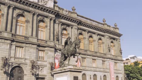 Hyper-Lapse-Of-Famous-National-Museum-or-Arts-In-Mexico-City