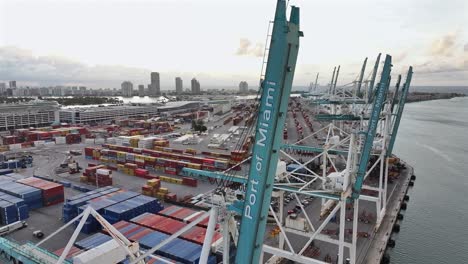 Port-of-Miami-shipping-crane-with-containers