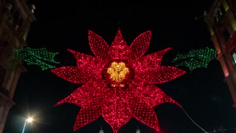 Hyper-Lapse-Shot-Of-People-Enjoying-Zolaco-Capital-In-Mexico-City-At-Evening-Time