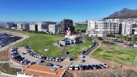 Faro-De-Green-Point-En-Ciudad-Del-Cabo,-En-El-Cabo-Occidental,-Sudáfrica