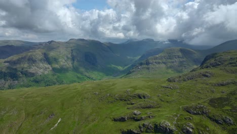 Rugged-green-mountains-under-overcast-sky