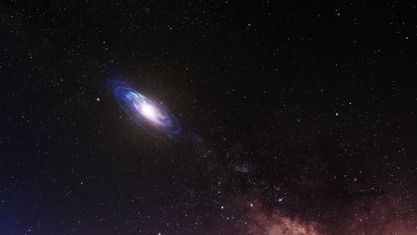 galaxy-in-the-universe,-space-background