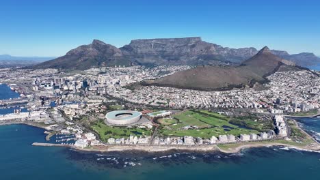 Horizonte-De-Ciudad-Del-Cabo-En-Ciudad-Del-Cabo-En-Sudáfrica