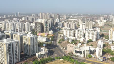 Buildings-and-also-many-vehicles-passing-by-the-road