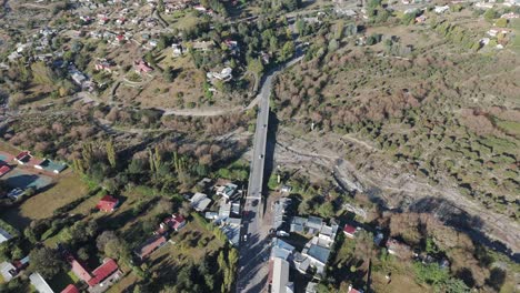 Long-bridge-in-the-city-of-Tafí-del-Valle-in-Tucumán,-Argentina