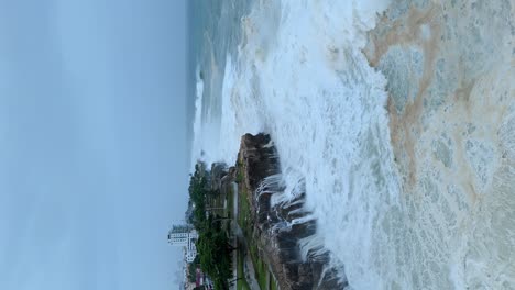 Vertical-drone-view-of-tumultuous-ocean-conditions-as-hurricane-hits-Caribbean