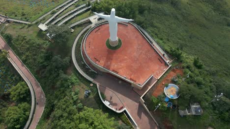 Vista-Aérea-Estatua-De-Cristo-Rey