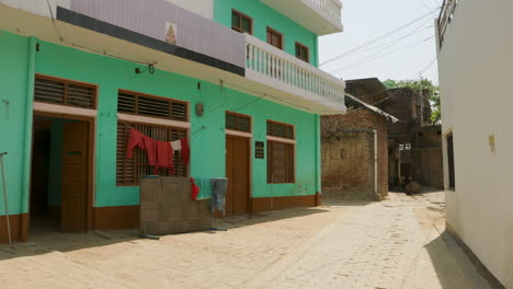 Colorful-walkway-in-rural-India