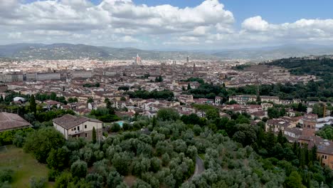 Florenz,-Italien.-Drohnenansicht.-4k