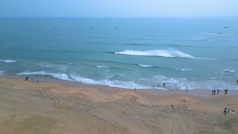 Vista-Aérea-De-La-Playa-De-Rushikonda-Visakhapatnam