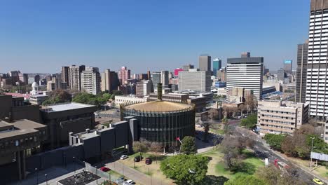 Skyline-Von-Johannesburg-In-Johannesburg-In-Gauteng,-Südafrika