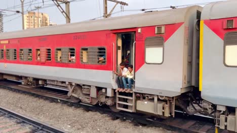 Passengers-on-a-speeding-express-train