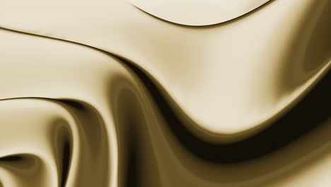 Digital-sea-of-golden-satin-metal-moving-in-gentle-waves.-Design.-Metal-fluid-fabric-like-material