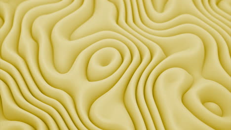 Background-animation-with-yellow-liquid-waves.-Design.-Hypnotic-randomly-flowing-waves