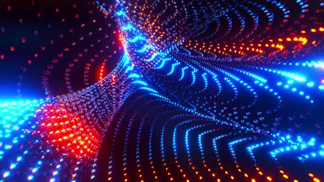 Tech-Background-Video-with-Blue-and-Red-Lights.-Infinitely-looped-animation