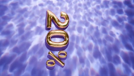 Golden-20%-Floating-Above-Water-Ripples-on-purple-background-vertical