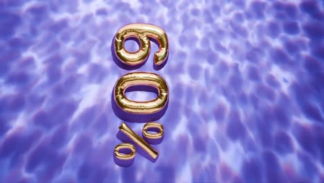 Golden-60%-Floating-Above-Water-Ripples-on-purple-background-vertical