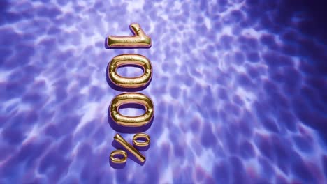 Golden-100%-Floating-Above-Water-Ripples-on-purple-background-vertical