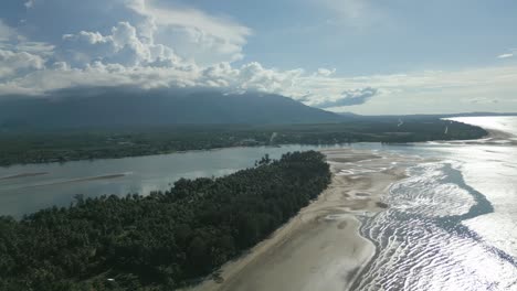 Beautiful-Ariel-Summer-View-At-pugu-Beach-semata,Lundu-Sarawak