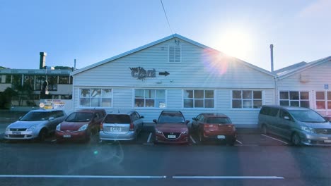 Exterior-view-of-Weta-Workshop-film-production-company-in-Miramar,-Wellington,-New-Zealand-Aotearoa