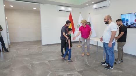 A-school-for-the-blind-in-Soran,-Kurdistan-Iraq-recognizing-the-accomplishments-of-special-needs-students