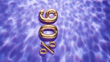 Golden-90%-Floating-Above-Water-Ripples-on-purple-background-vertical