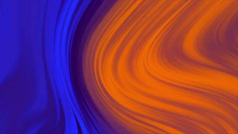 Flüssigkeit-Farbverlauf-Warp-Wirbel-Welle-Hintergrund-Animation-Langsam-Glatt-Dynamisch-Abstrakt-Glühend-Bewegung-Bewegungsgrafik-Visuelle-Wirkung-Digital-Farbe-Lila-Orange-Blau