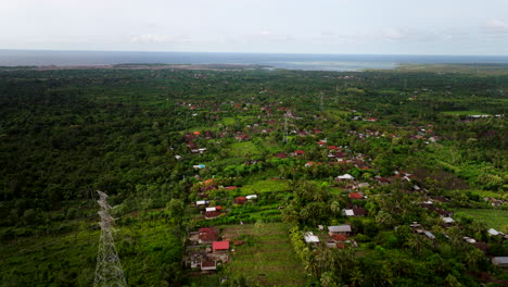 Rural-Settlements-Surrounded-By-Lush-Nature-Near-Banyuwedang-In-West-Bali,-Indonesia